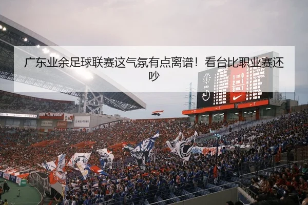 广东业余足球联赛这气氛有点离谱！看台比职业赛还吵